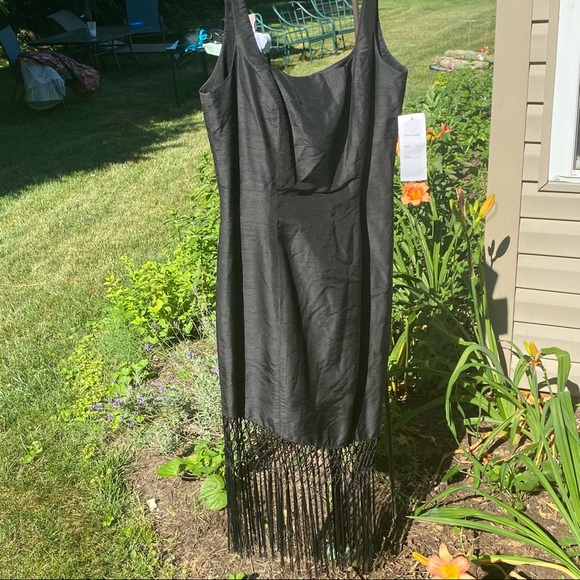 Vintage Geometrie Silk Dress - Picture 5 of 6